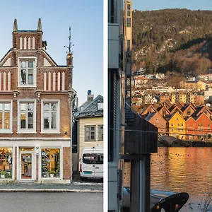  Appartement Live In Historic Building - View To Bryggen
